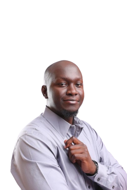 Richie Githatu in a white shirt
