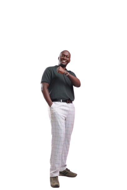 Richie Githatu standing and smiling